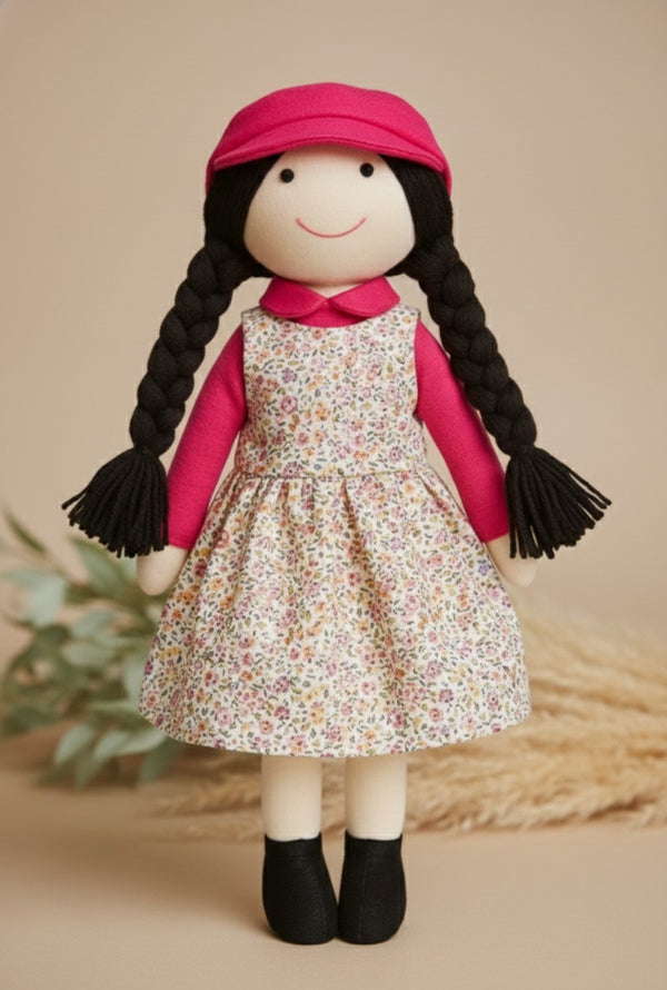 Roohi – Handmade Floral Cloth Doll